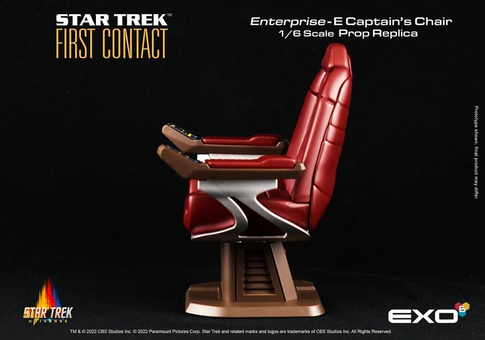 EXO-6 Star Trek Der Erste Kontakt Captain’s Chair 1/6 Replik