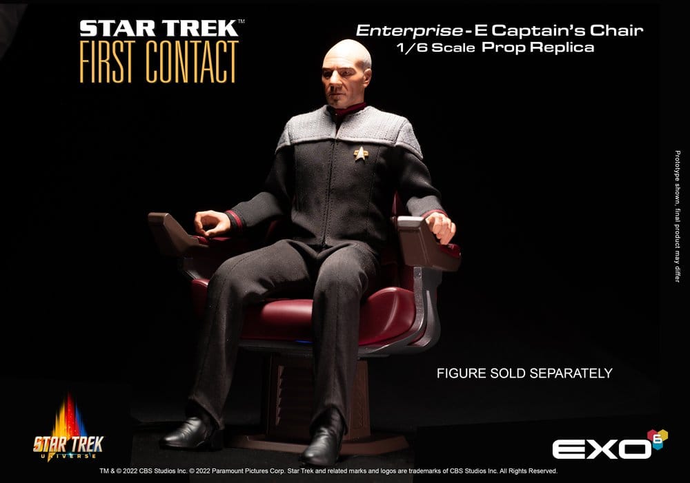 EXO-6 Star Trek Der Erste Kontakt Captain’s Chair 1/6 Replik