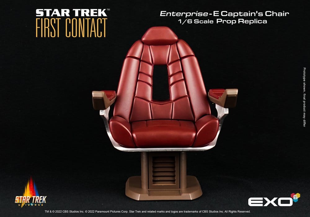 EXO-6 Star Trek Der Erste Kontakt Captain’s Chair 1/6 Replik