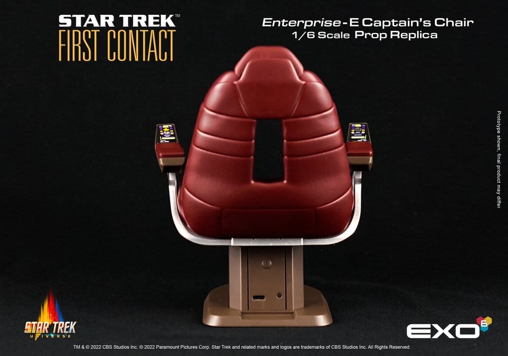 EXO-6 Star Trek Der Erste Kontakt Captain’s Chair 1/6 Replik