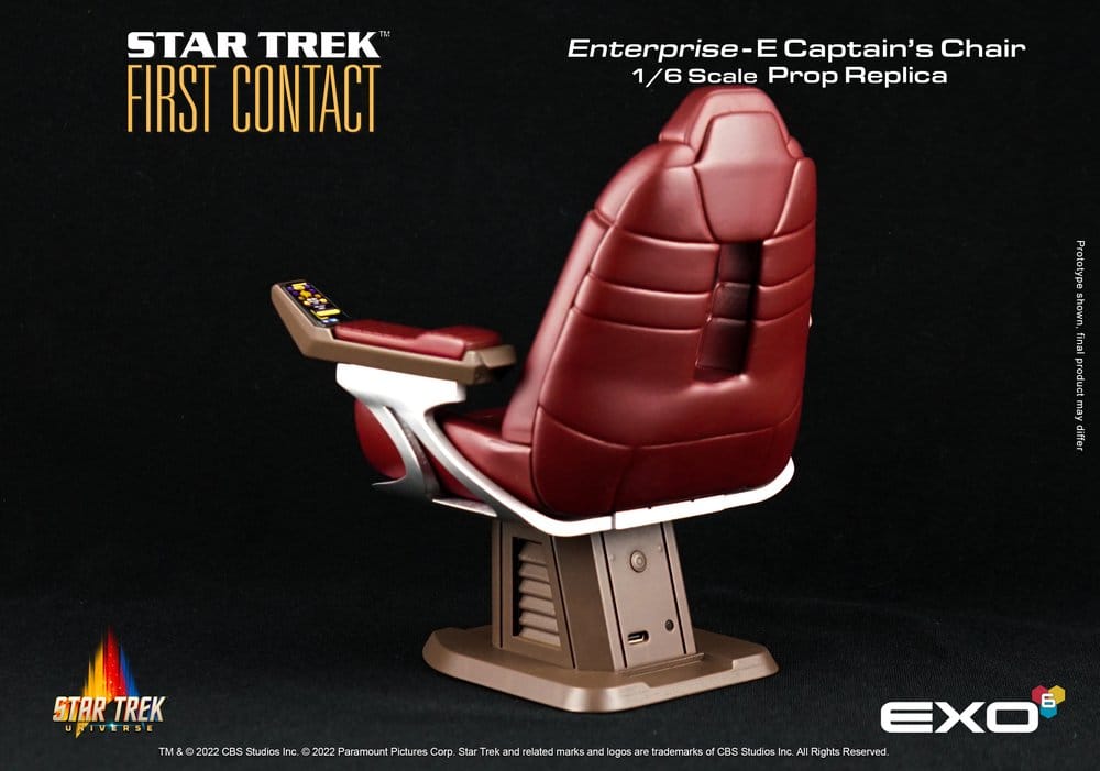 EXO-6 Star Trek Der Erste Kontakt Captain’s Chair 1/6 Replik
