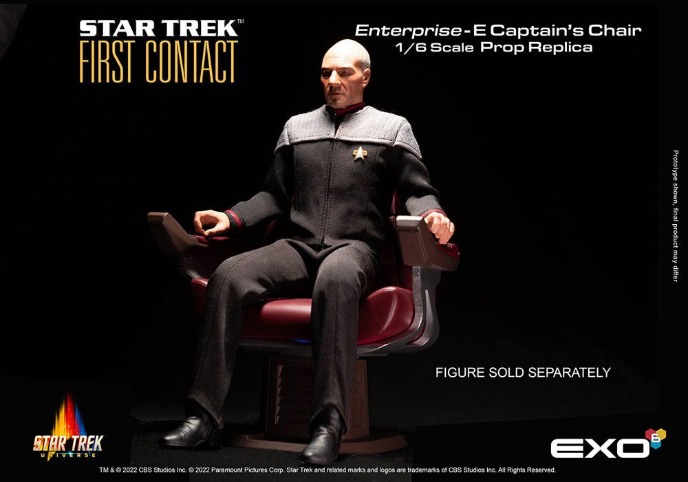 EXO-6 Star Trek Der erste Kontakt Enterprise-E Captain’s Chair 1/6 Replik