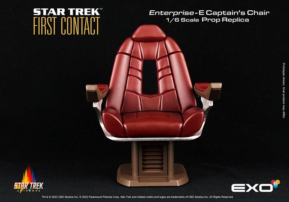 EXO-6 Star Trek Der erste Kontakt Enterprise-E Captain’s Chair 1/6 Replik