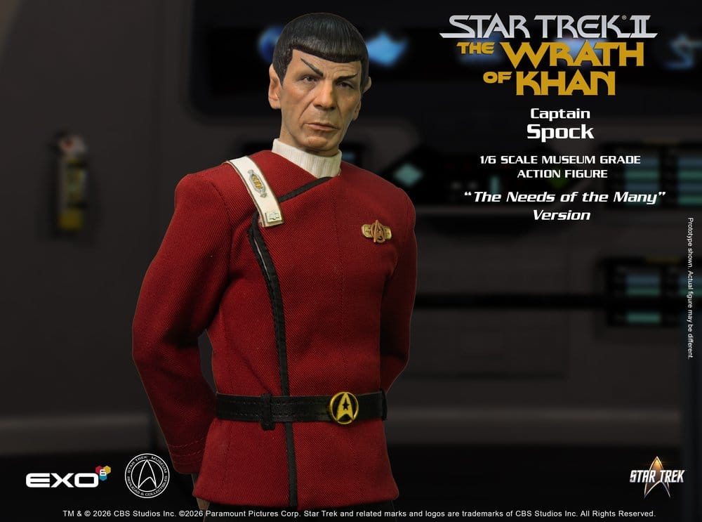EXO-6 Star Trek Der Zorn des Khan Captain Spock Needs of the Many Version 1/6 Actionfigur
