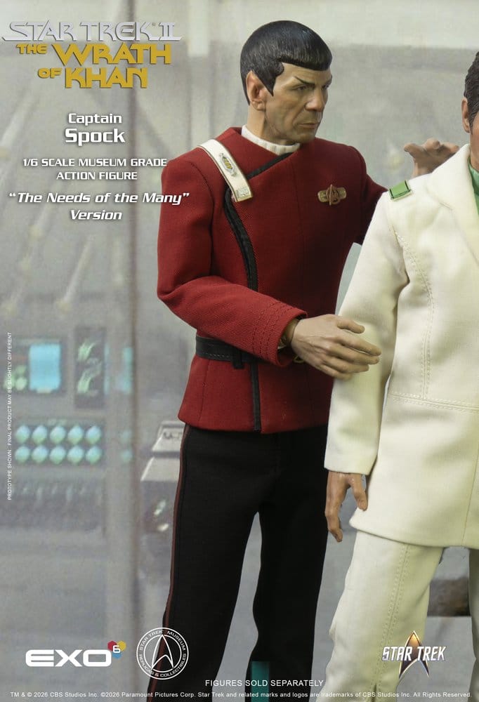EXO-6 Star Trek Der Zorn des Khan Captain Spock Needs of the Many Version 1/6 Actionfigur