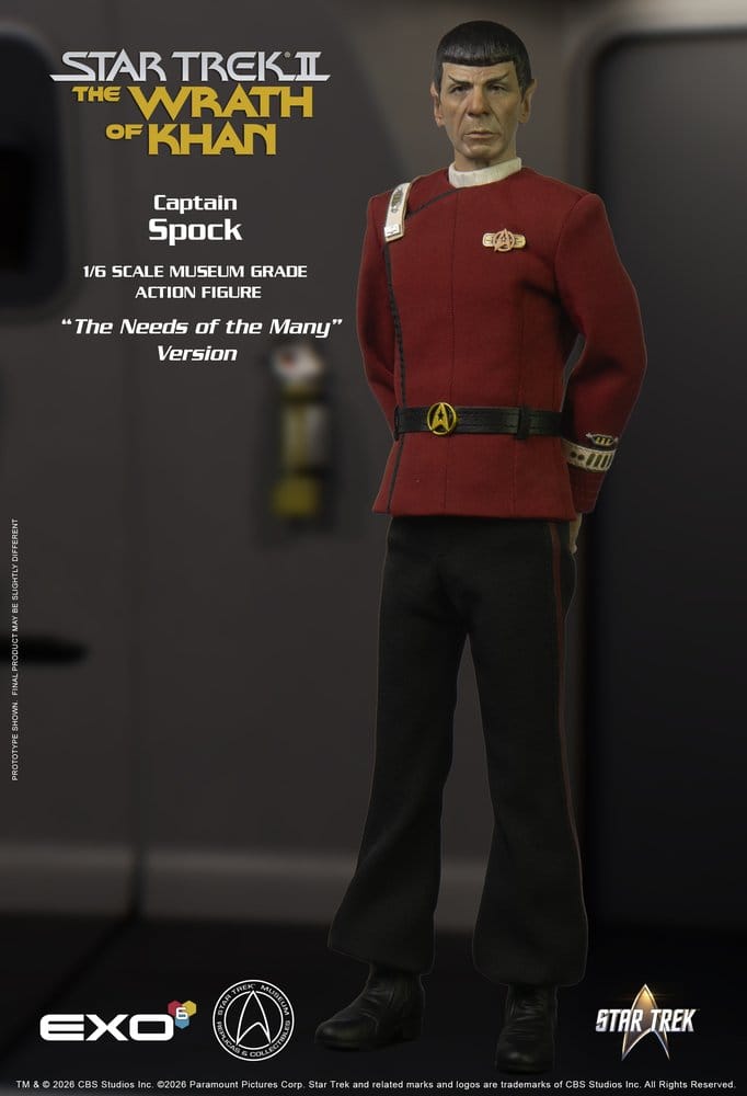 EXO-6 Star Trek Der Zorn des Khan Captain Spock Needs of the Many Version 1/6 Actionfigur