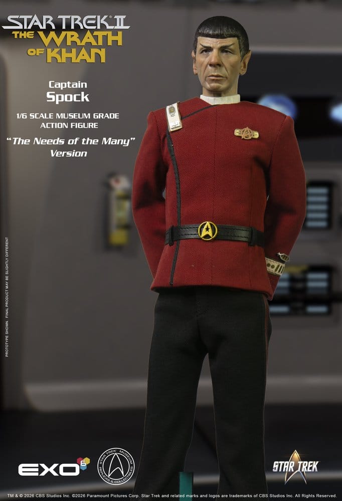 EXO-6 Star Trek Der Zorn des Khan Captain Spock Needs of the Many Version 1/6 Actionfigur