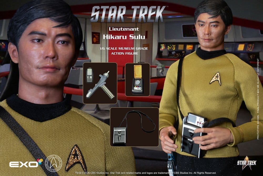 EXO-6 Star Trek Die Original-Serie Lt. Sulu 1/6 Actionfigur