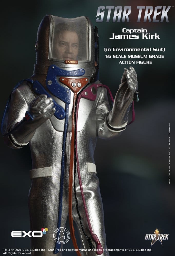 EXO-6 Star Trek Original-Serie James T. Kirk In Environmental Suit 1/6 Actionfigur