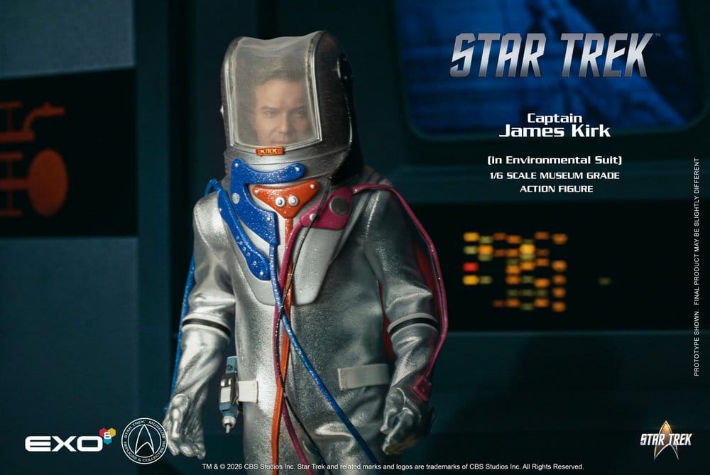 EXO-6 Star Trek Original-Serie James T. Kirk In Environmental Suit 1/6 Actionfigur