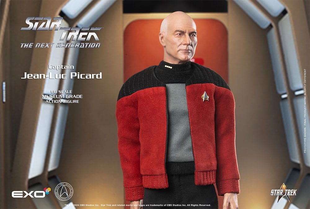 EXO-6 Star Trek The Next Generation Captain Jean-Luc Picard (Essential Darmok Uniform) 1/6 Actionfigur