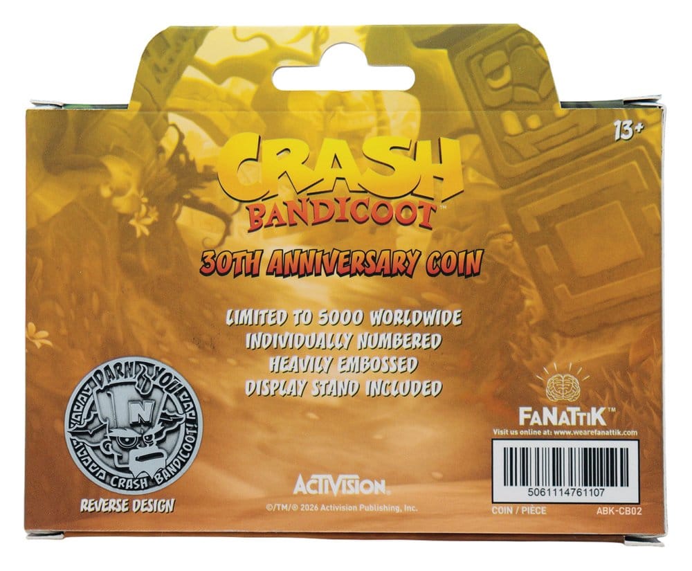 FaNaTtik Crash Bandicoot Presentation Limited Edition Sammelmünze