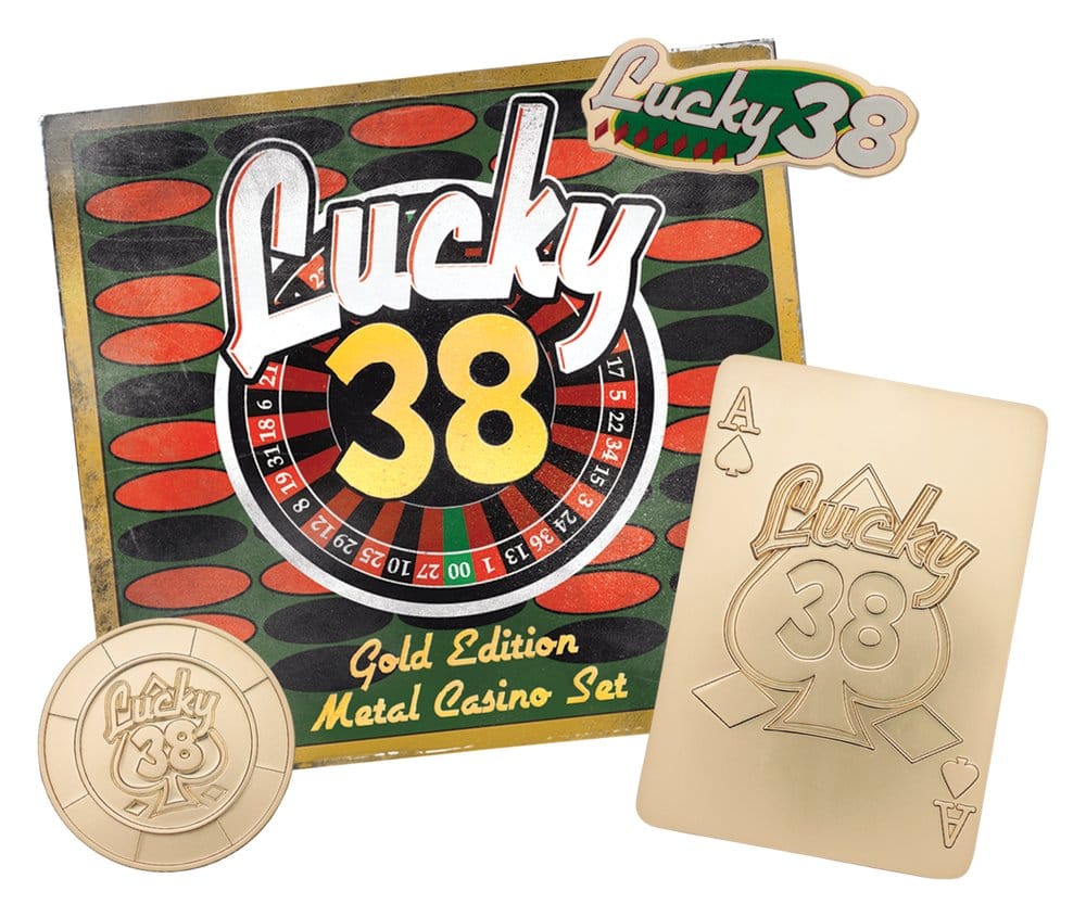 FaNaTtik Fallout New Vegas Lucky 38 Imitation Gold Casino Set Limited Edition Replik