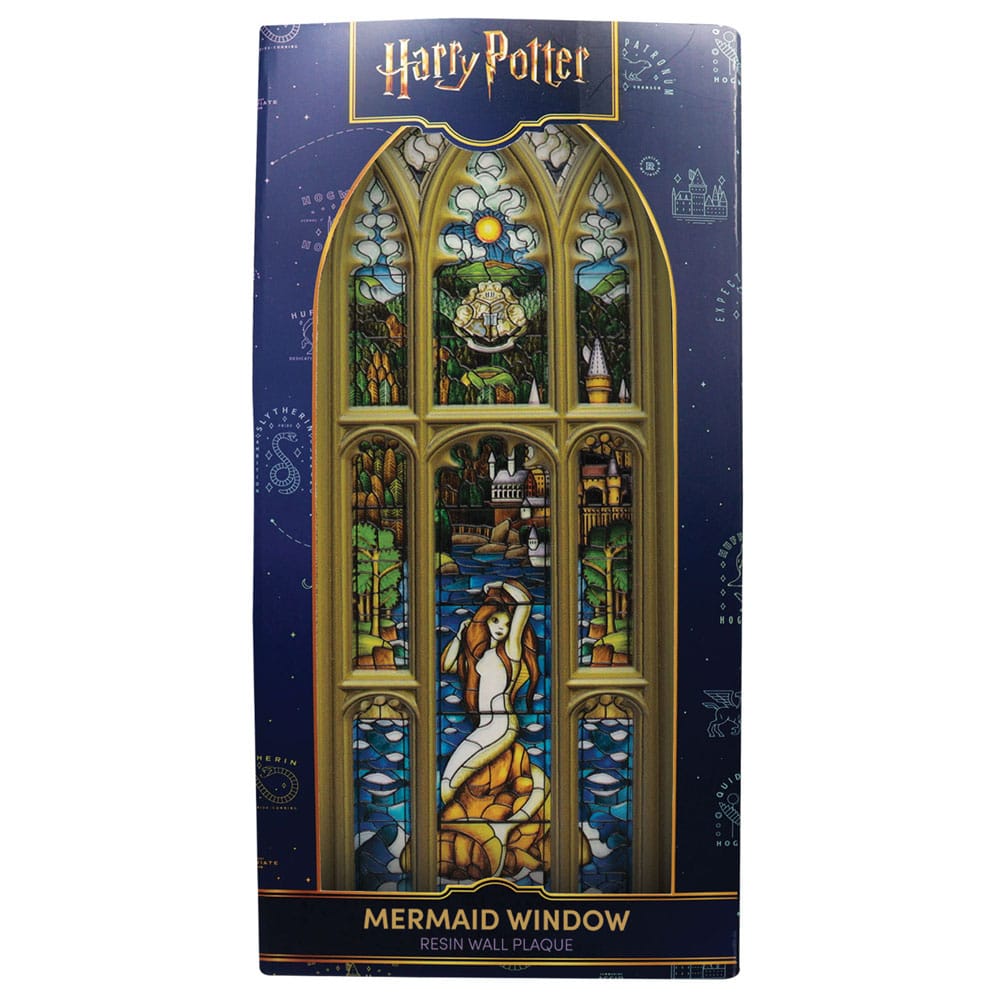 FaNaTtik Harry Potter Mermaid Stained Glass Window Resinschild