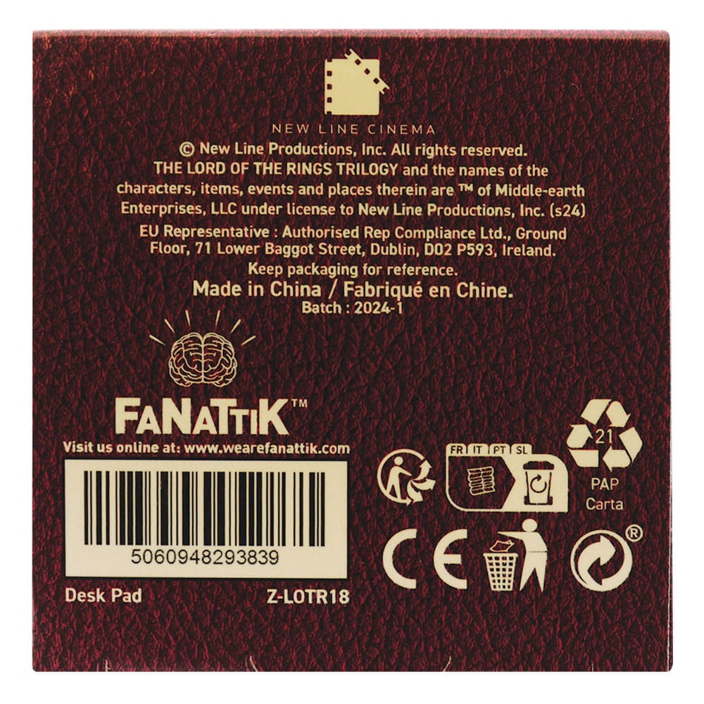 FaNaTtik Herr der Ringe Schreibtischunterlage & Untersetzer