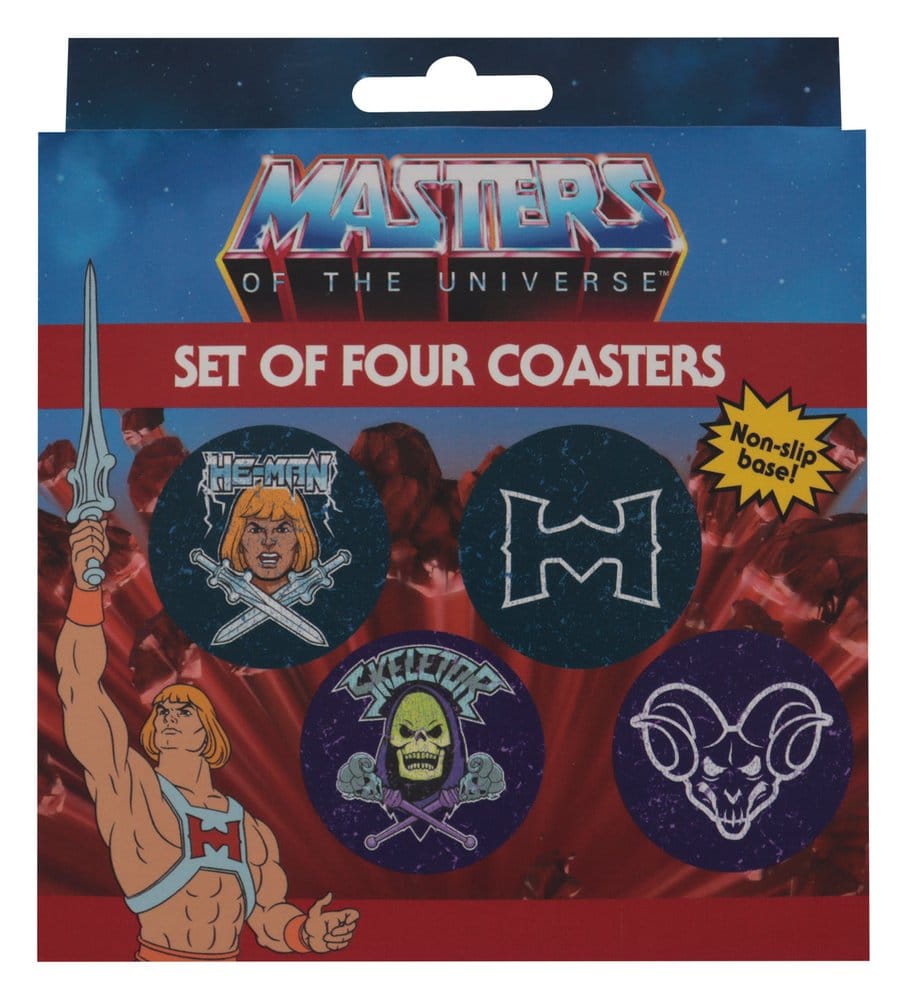 FaNaTtik Masters of the Universe 4er-Pack Printed Metal Untersetzer