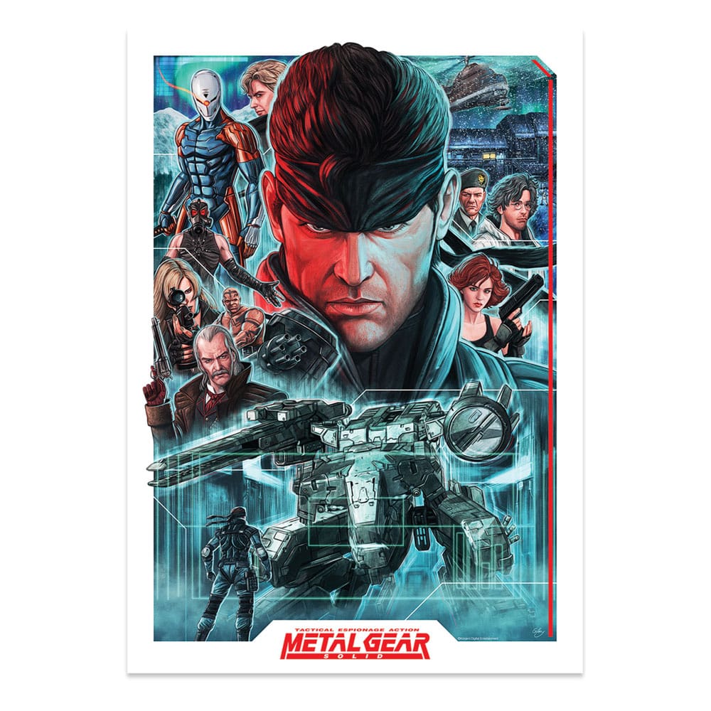 FaNaTtik Metal Gear Solid Montage Limited Edition Kunstdruck