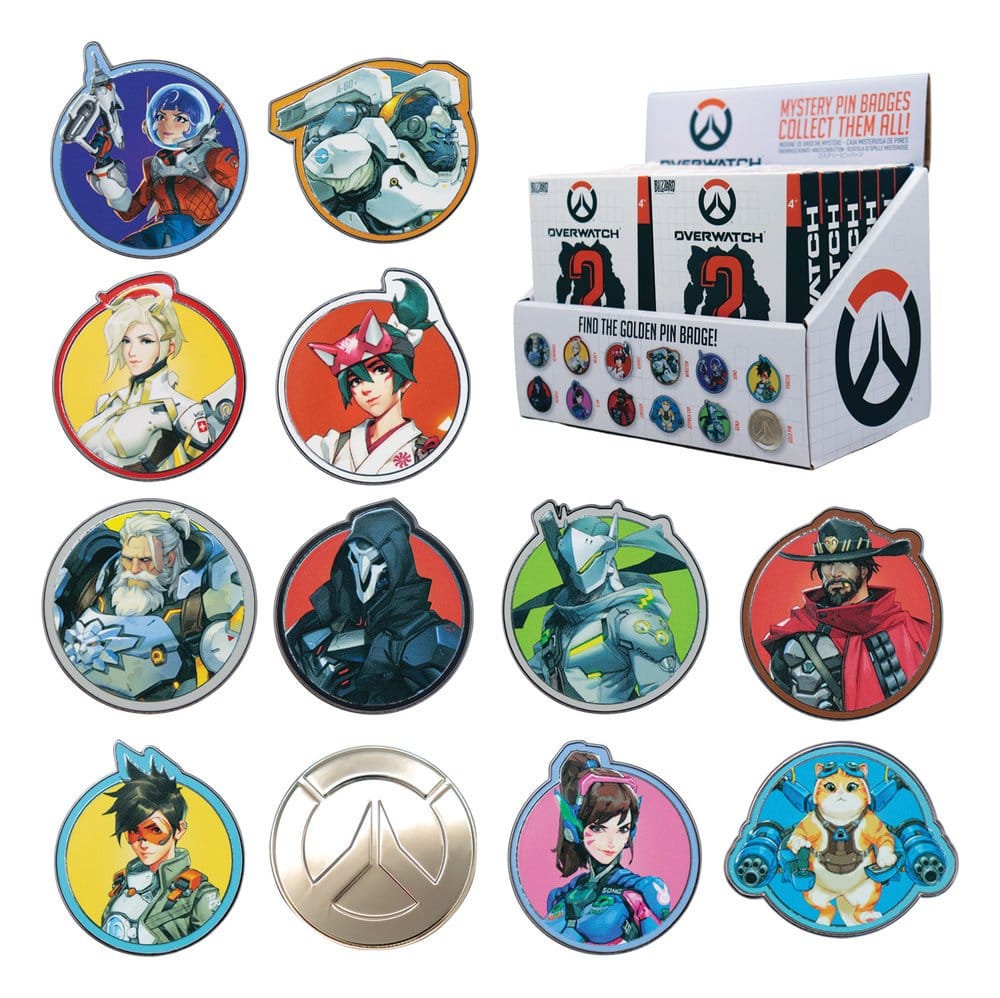 FaNaTtik Overwatch Mystery Ansteck-Pins Blind Box Sortiment (12)