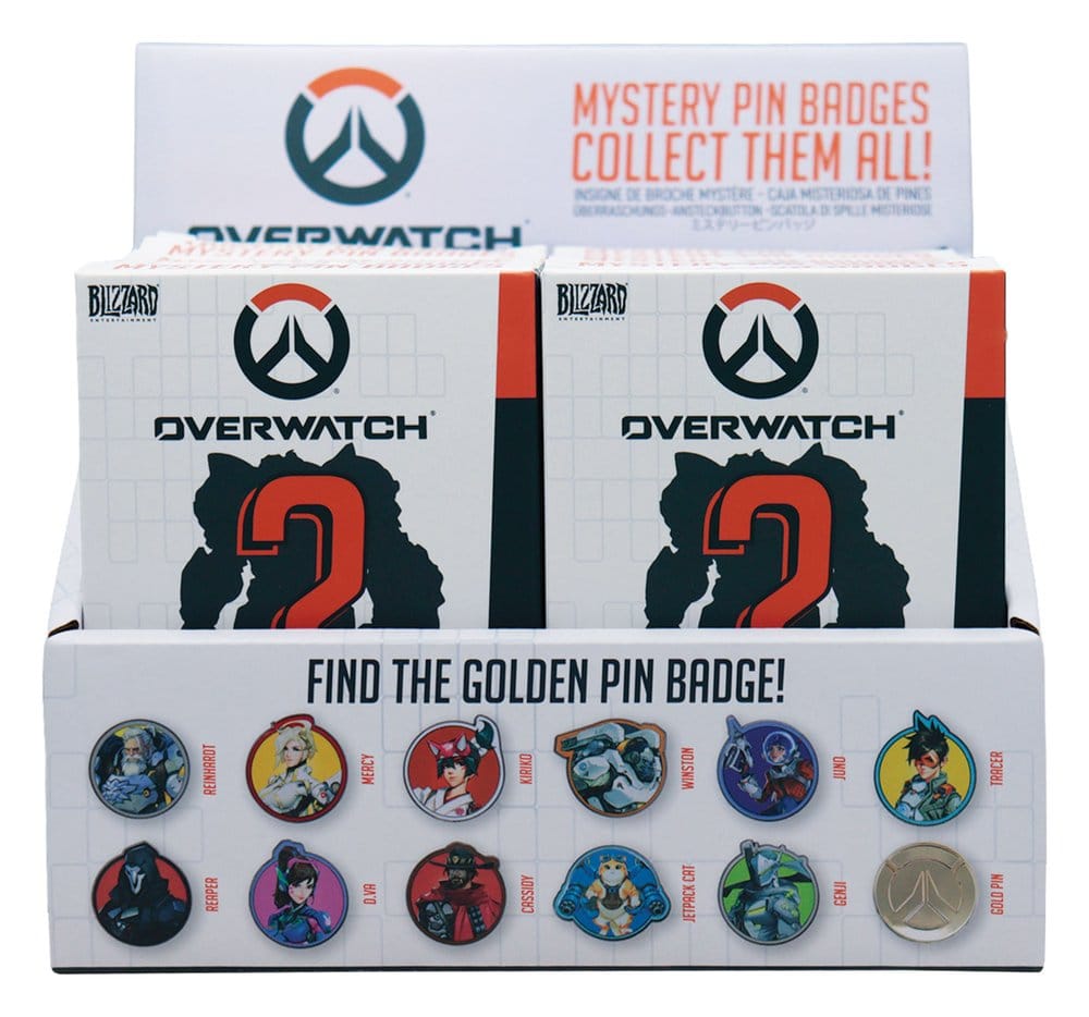 FaNaTtik Overwatch Mystery Ansteck-Pins Blind Box Sortiment (12)