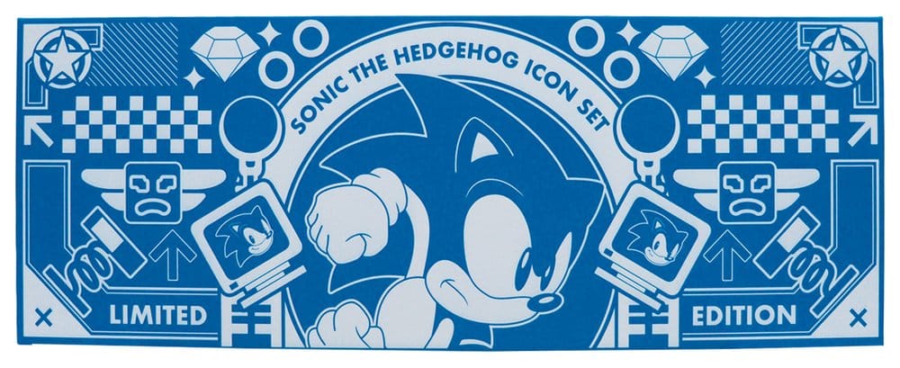 FaNaTtik Sonic the Hedgehog Commemorative Icons Set Limited Edition Replik