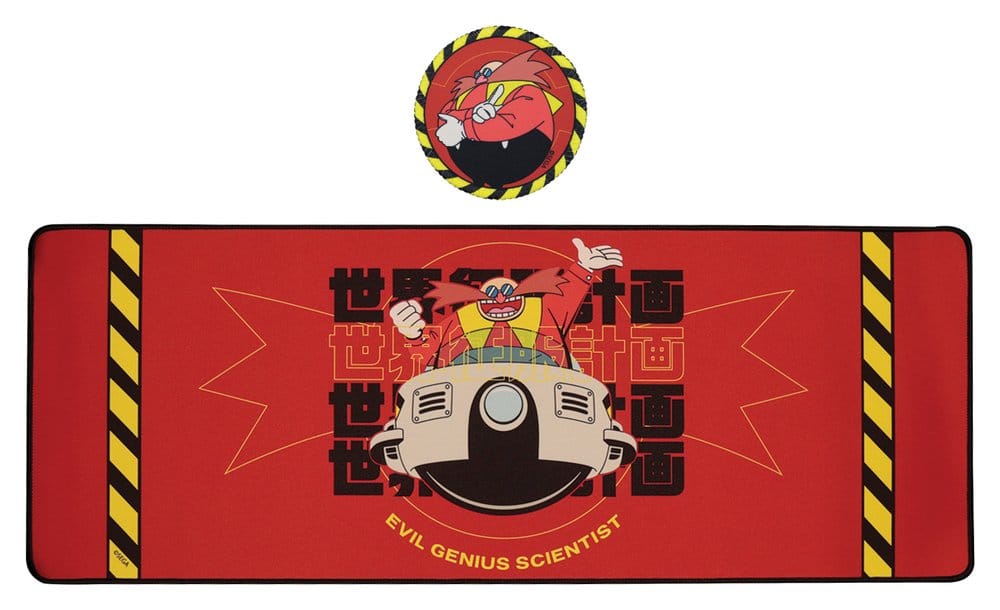 FaNaTtik Sonic The Hedgehog Dr. Eggman Schreibtischunterlage &Untersetzer