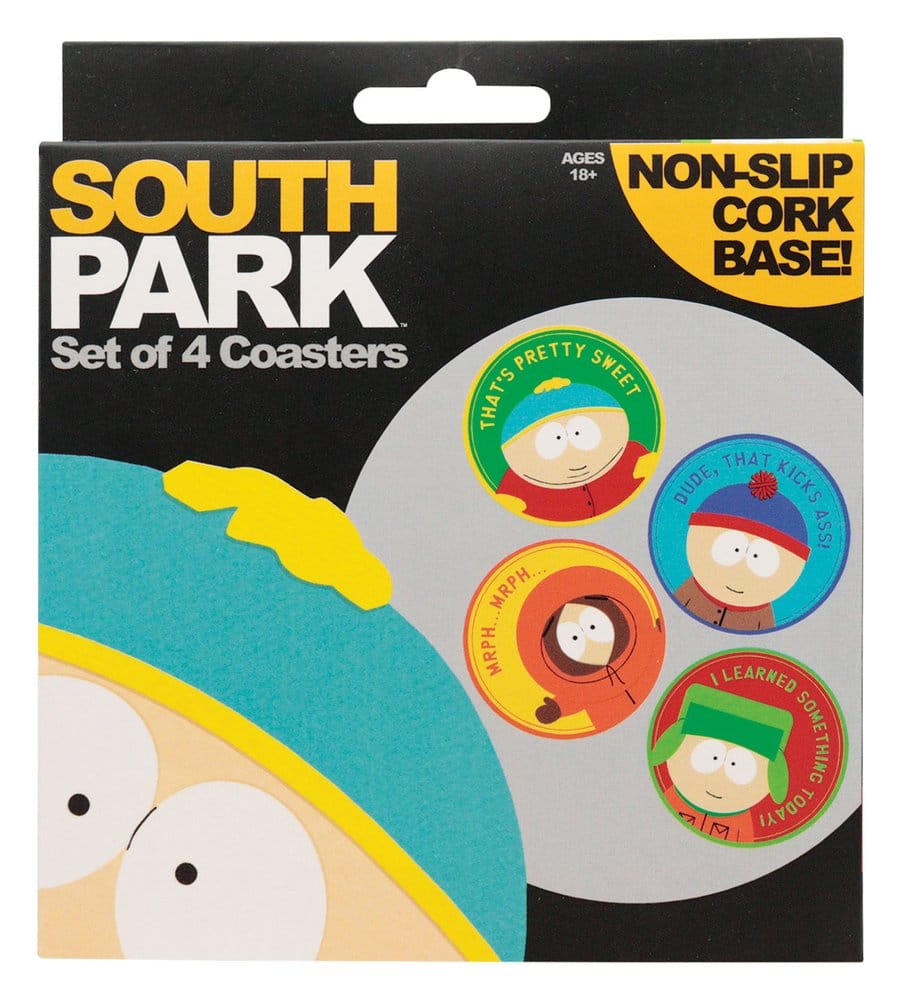 FaNaTtik South Park 4er-Pack Untersetzer