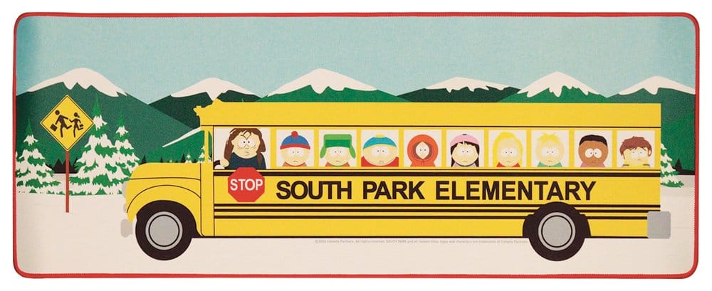 FaNaTtik South Park Elementary School Bus Schreibtischunterlage & Untersetzer
