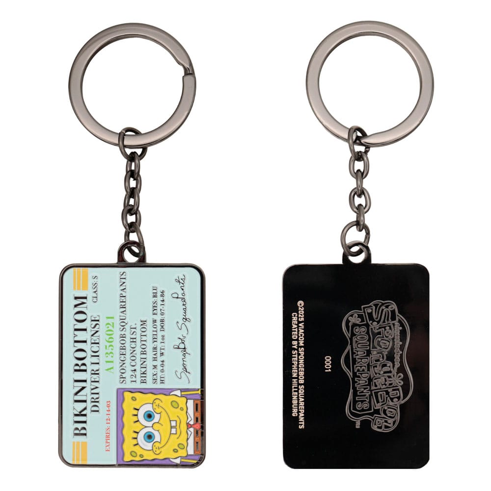 FaNaTtik SpongeBob Schwammkopf Driver License Limited Edition Schlüsselanhänger