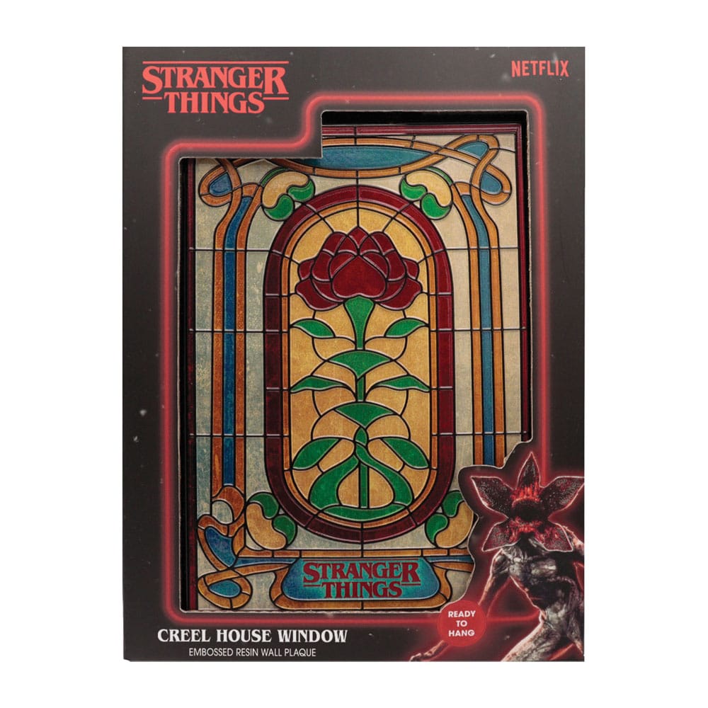 FaNaTtik Stranger Things Creel House Stained Glass Window Resinschild