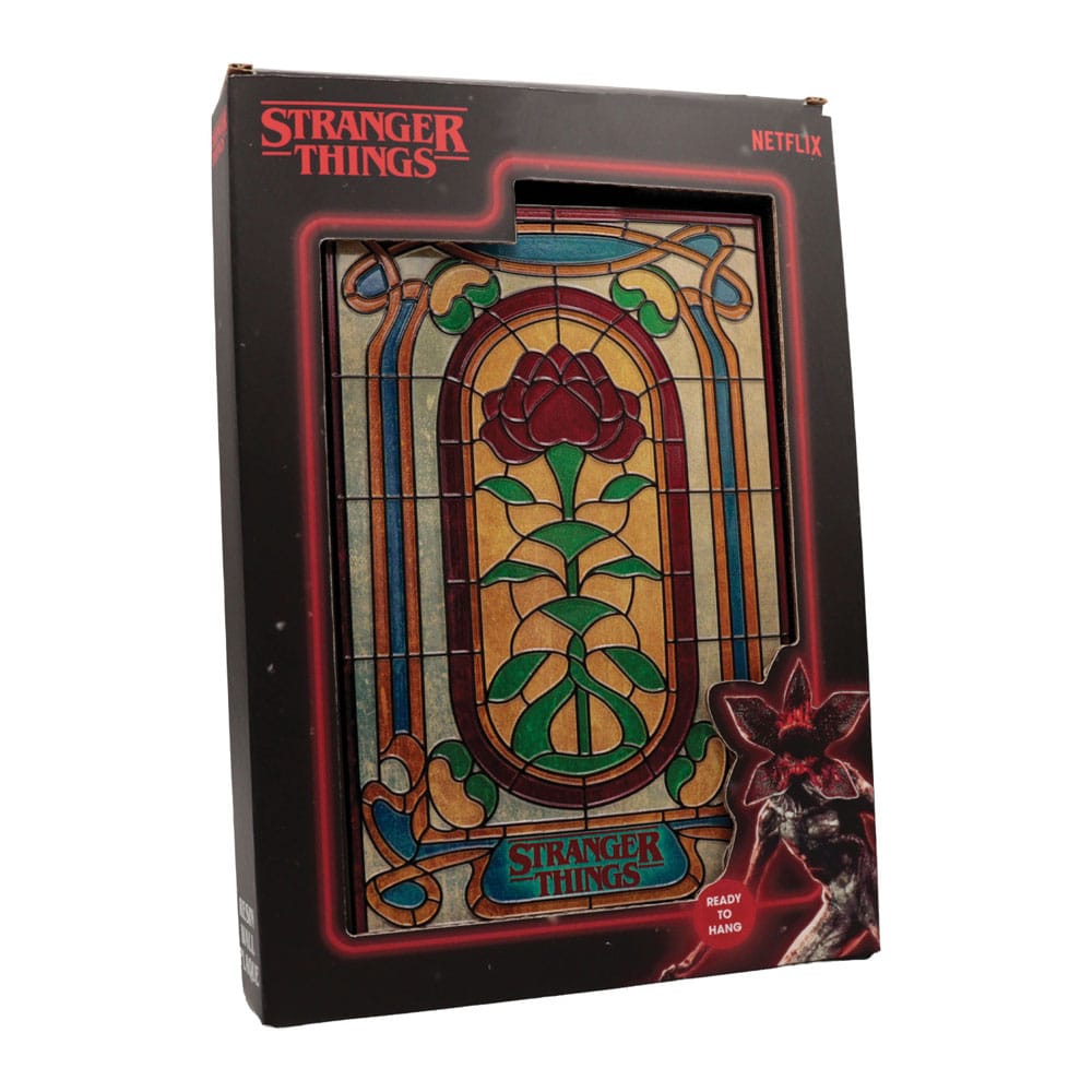 FaNaTtik Stranger Things Creel House Stained Glass Window Resinschild