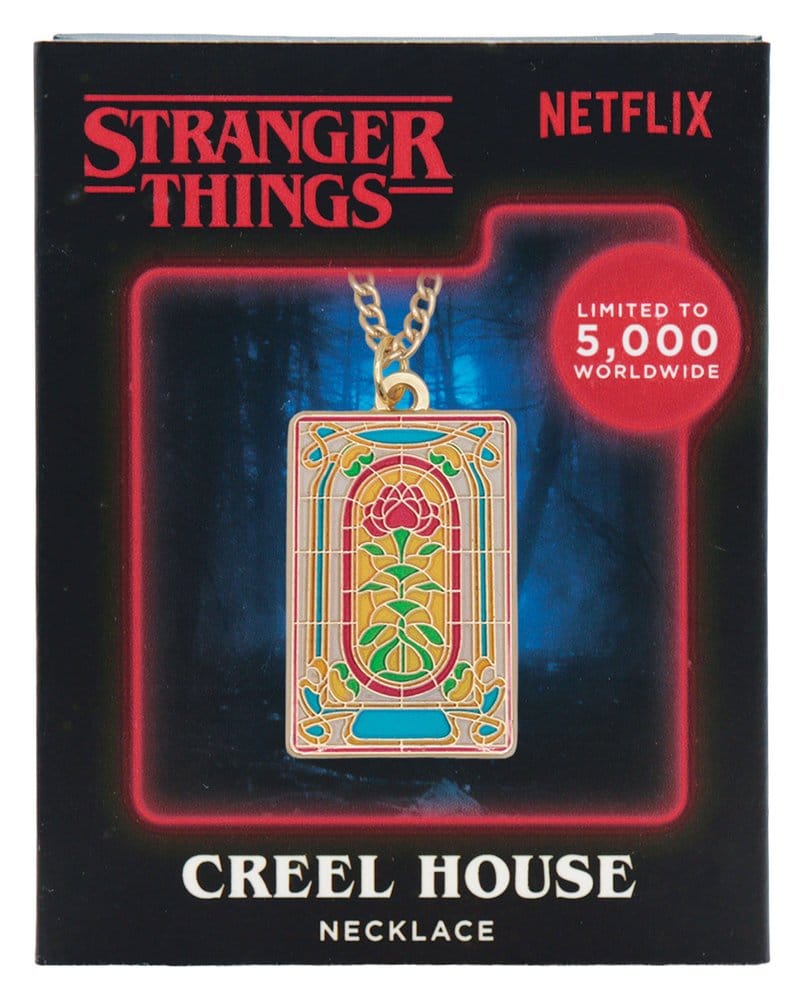 FaNaTtik Stranger Things Creel House Window Limited Edition Halskette