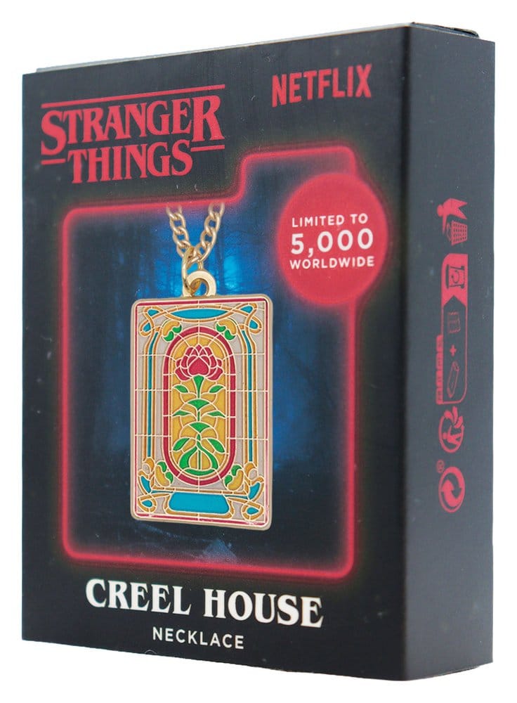 FaNaTtik Stranger Things Creel House Window Limited Edition Halskette