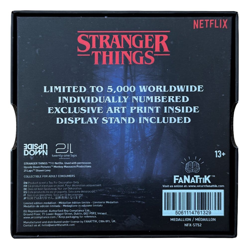 FaNaTtik Stranger Things Eleven & Mind Flayer Limited Edition Medaille