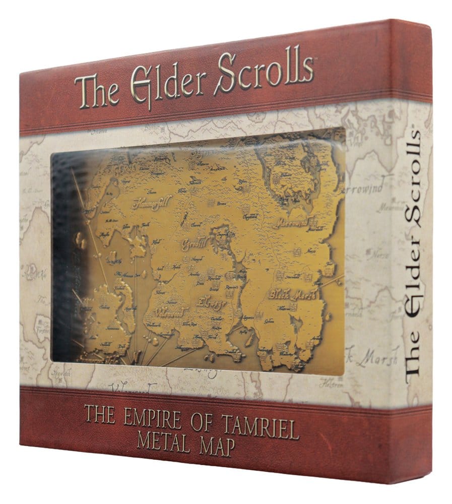 FaNaTtik The Elder Scrolls Metal Map Of Tamriel Limited Edition Replik