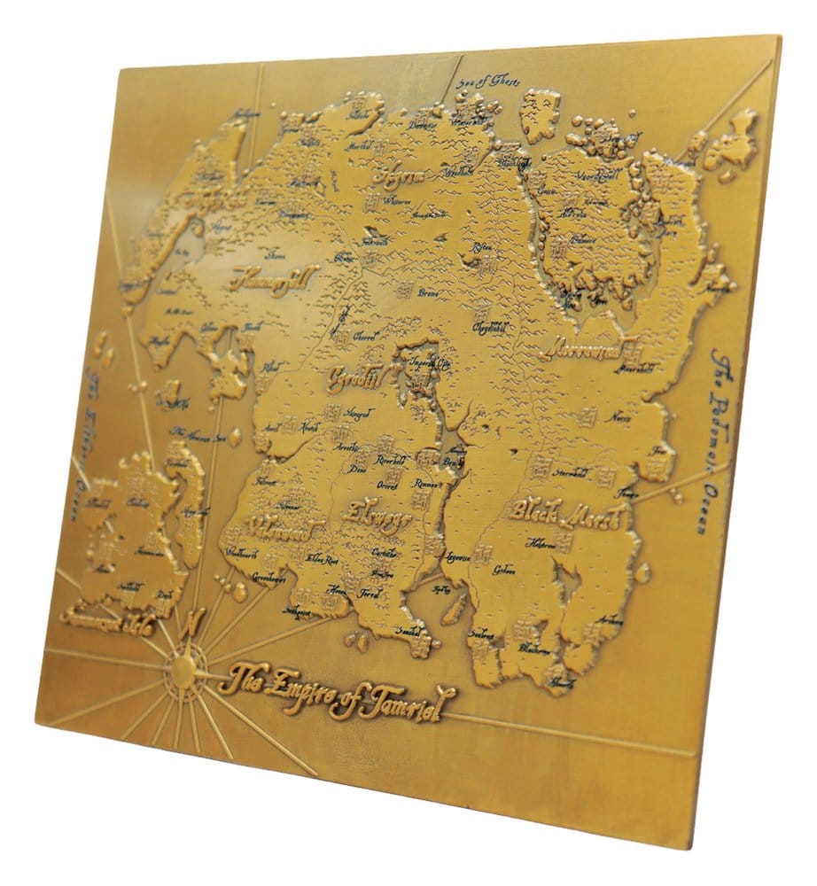FaNaTtik The Elder Scrolls Metal Map Of Tamriel Limited Edition Replik