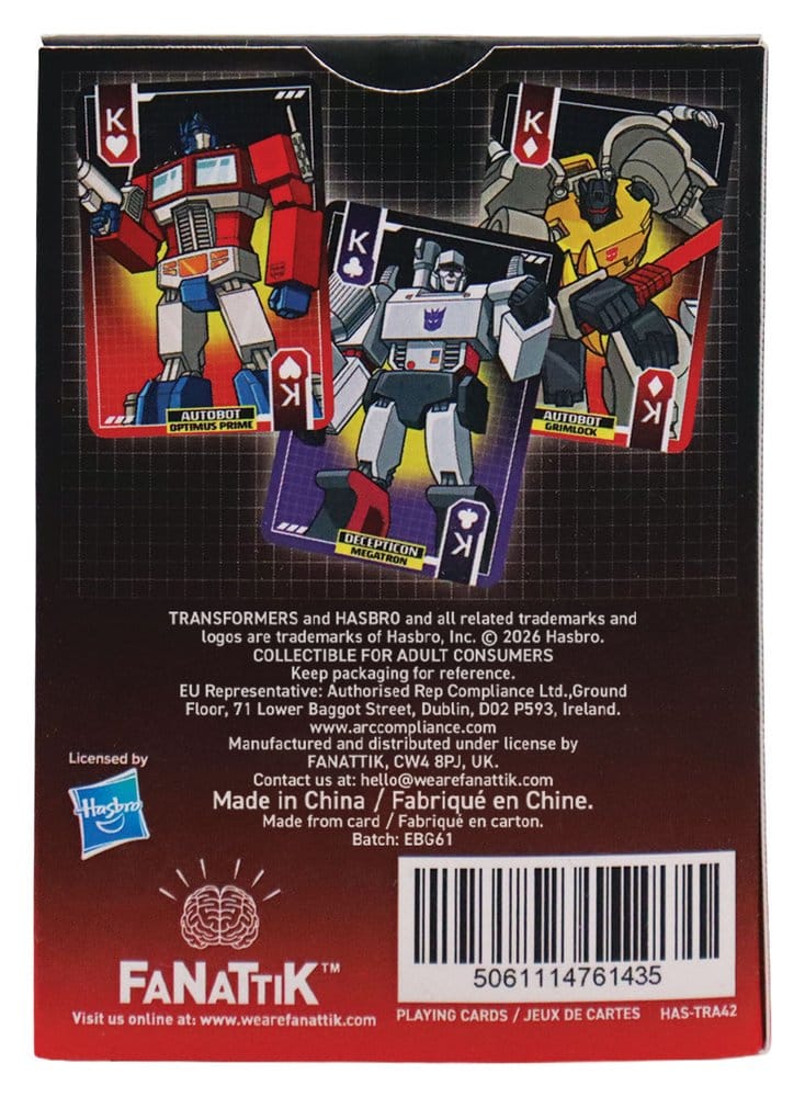FaNaTtik Transformers Display (12) Spielkarten
