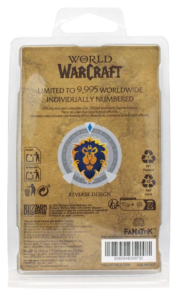 FaNaTtik World of Warcraft Faction Limited Edition Sammelmünze