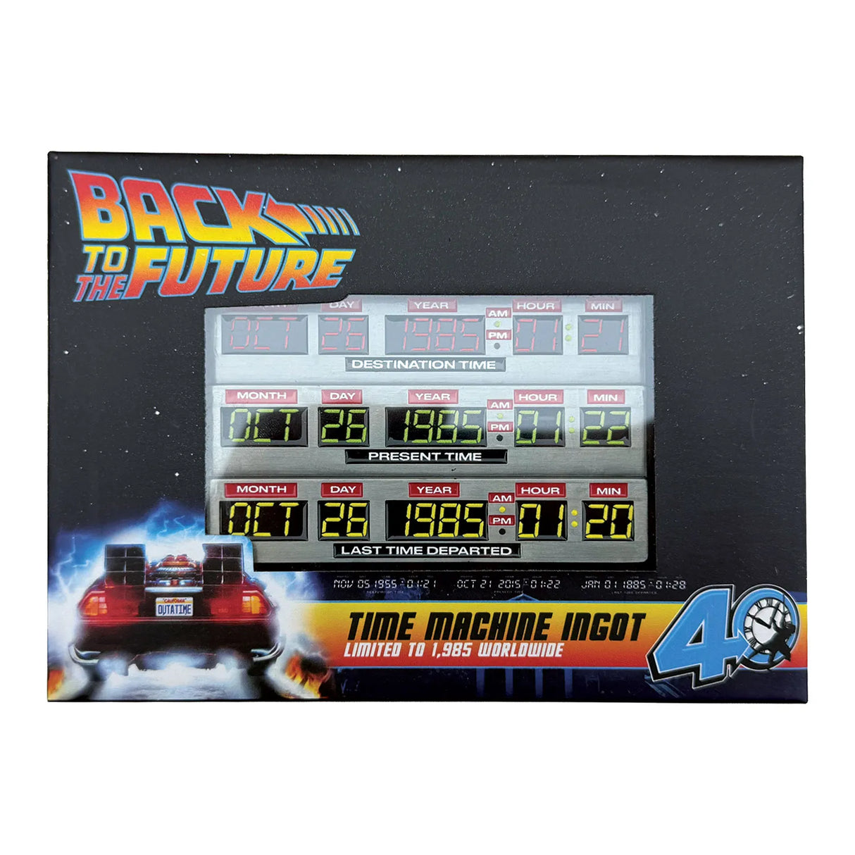 FaNaTtik Zurück in die Zukunft Time Circuit Limted Edition Metallbarren