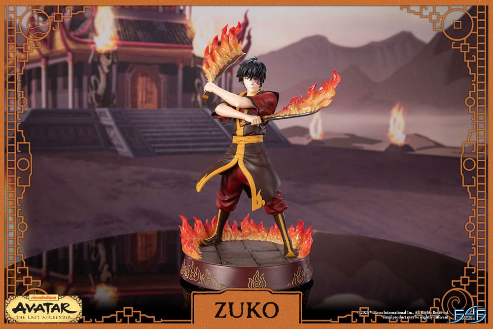 First 4 Figures Avatar Der Herr der Elemente Zuko Statue