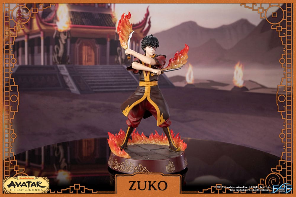 First 4 Figures Avatar Der Herr der Elemente Zuko Statue