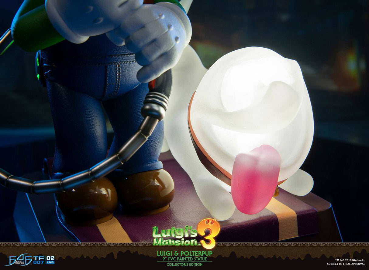 First 4 Figures Luigi’s Mansion 3 PVC Luigi & Polterpinscher Collector’s Edition Statue