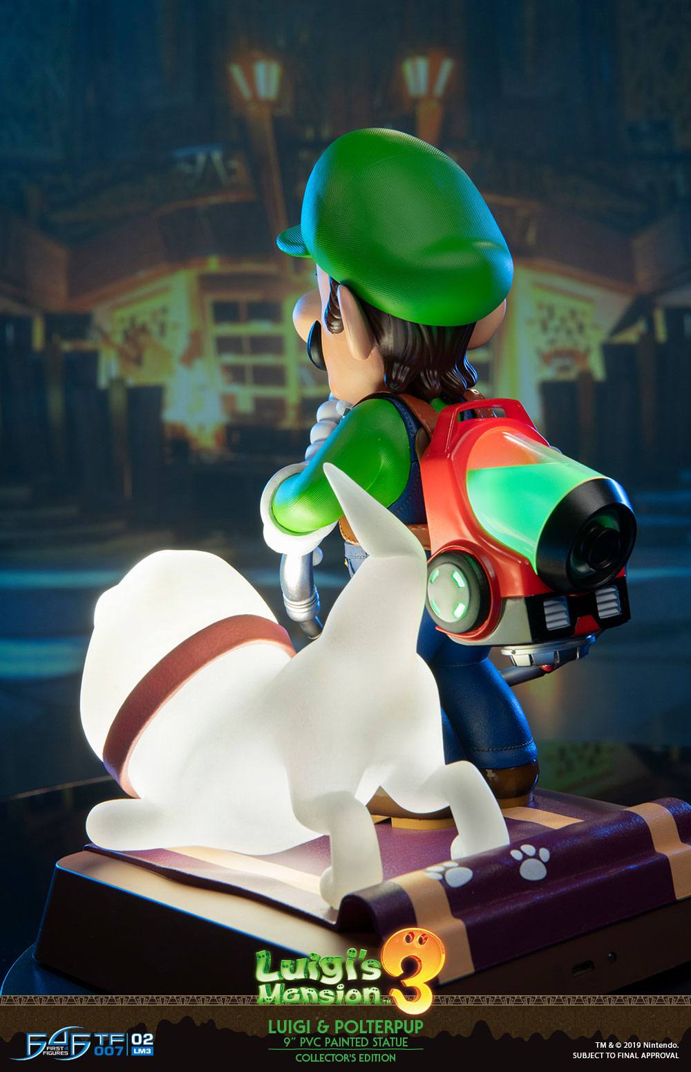 First 4 Figures Luigi’s Mansion 3 PVC Luigi & Polterpinscher Collector’s Edition Statue