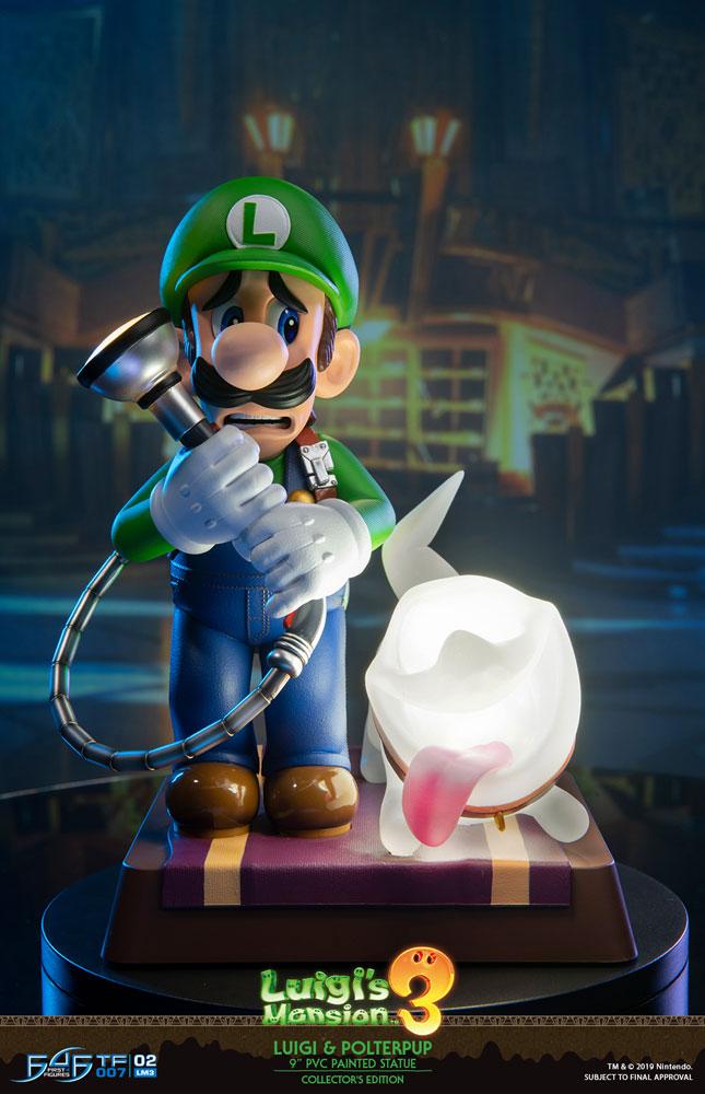 First 4 Figures Luigi’s Mansion 3 PVC Luigi & Polterpinscher Collector’s Edition Statue