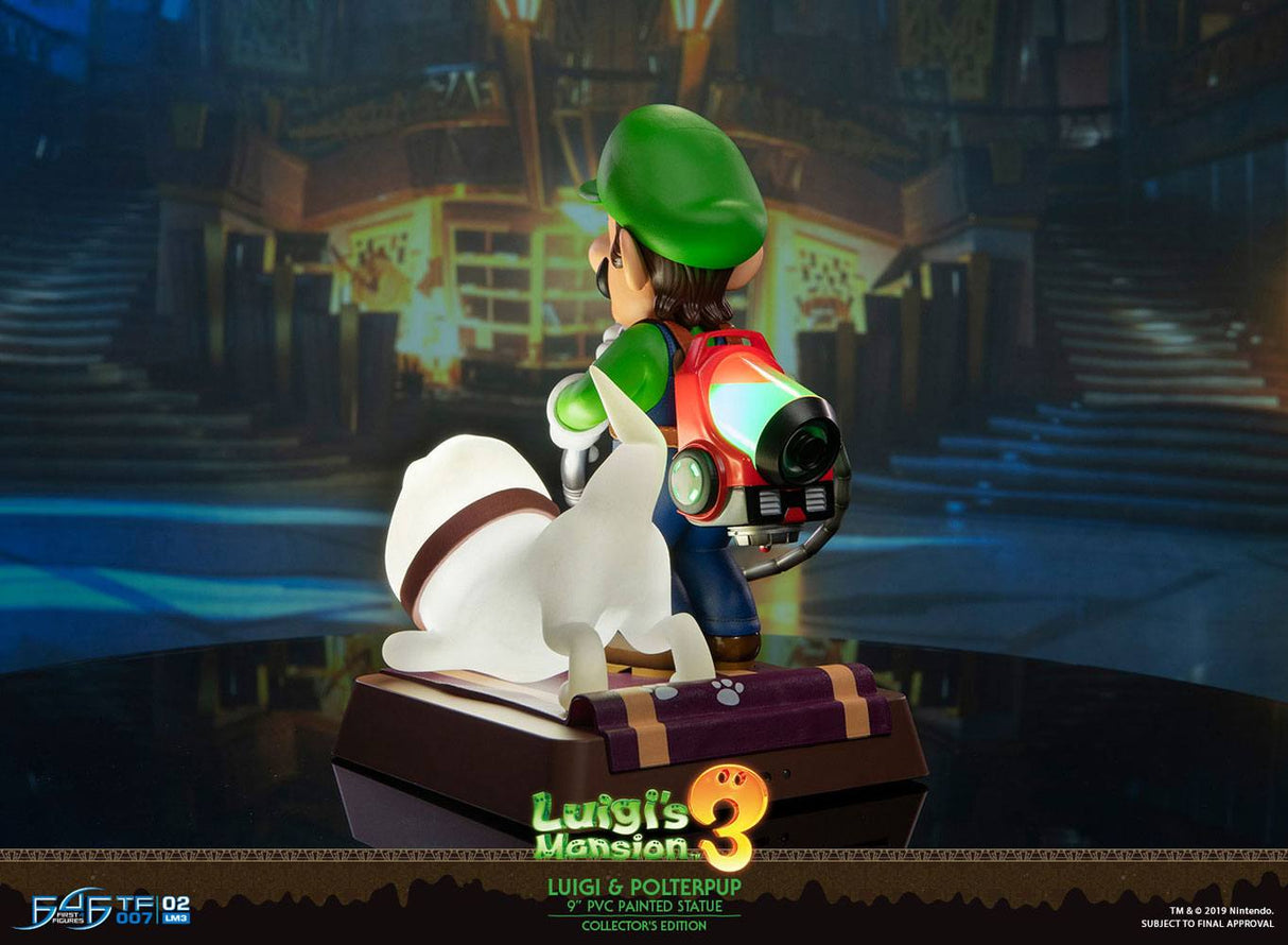 First 4 Figures Luigi’s Mansion 3 PVC Luigi & Polterpinscher Collector’s Edition Statue
