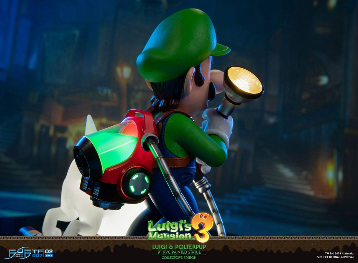 First 4 Figures Luigi’s Mansion 3 PVC Luigi & Polterpinscher Collector’s Edition Statue
