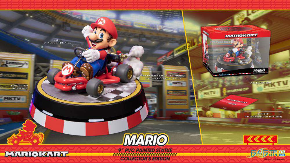 First 4 Figures Mario Kart Mario Collector’s Edition Statue