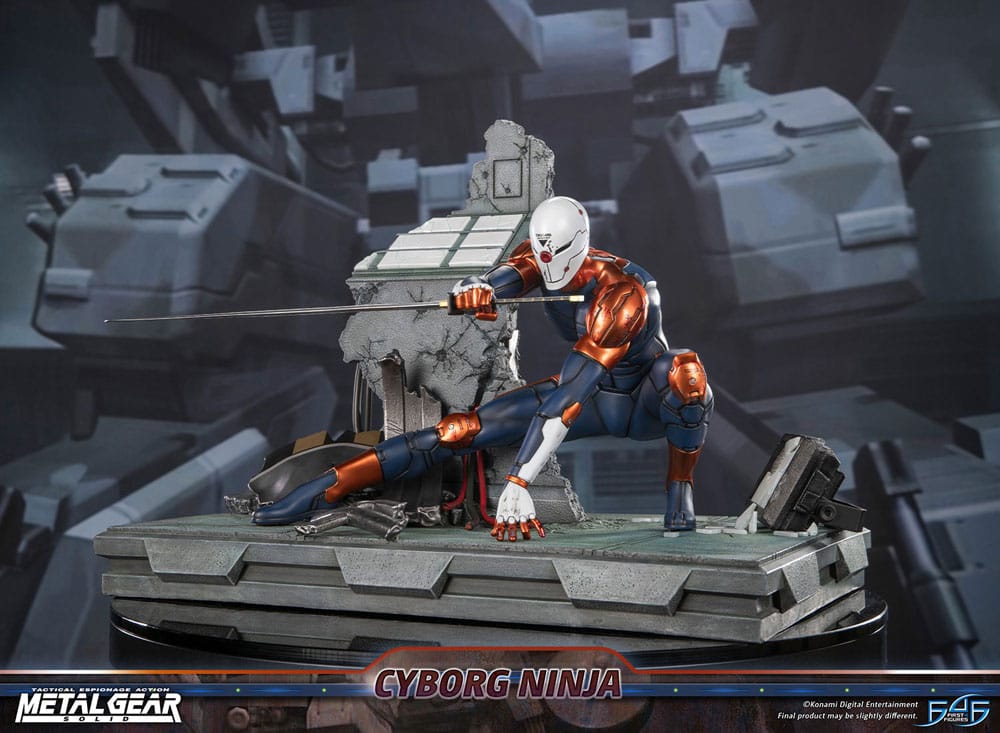 First 4 Figures Metal Gear Solid Cyborg Ninja Gray Fox Statue