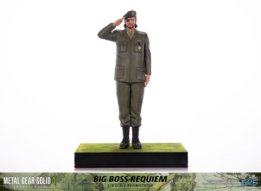 First 4 Figures Metal Gear Solid 3 Snake Eater Big Boss Requiem 1/4 Statue