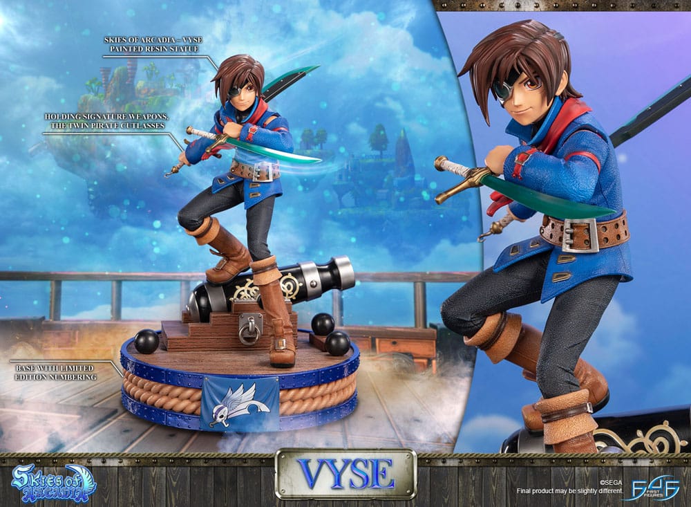 First 4 Figures Skies of Arcadia Vyse Standard Edition Statue