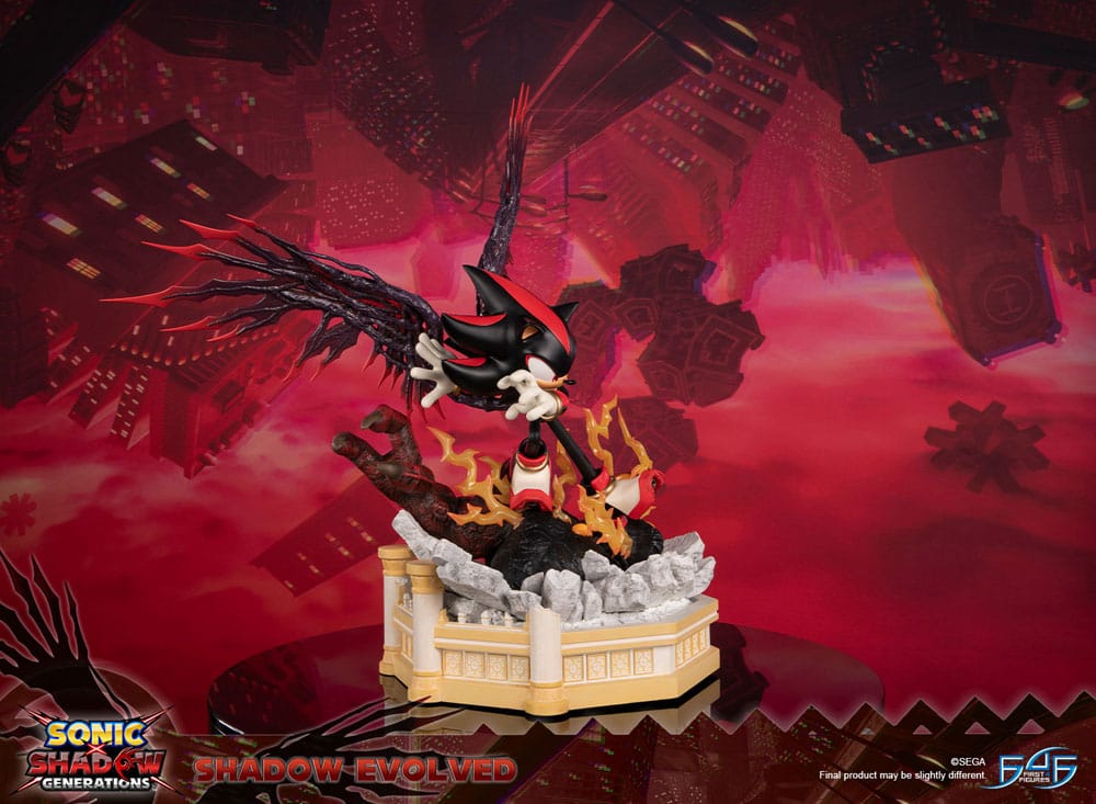 First 4 Figures Sonic X Shadow Generations Shadow Evolved Statue